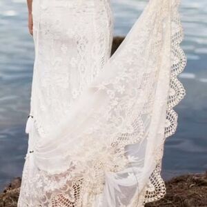 Spell Lace Wedding Dress in Cream